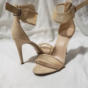 Beige heels
